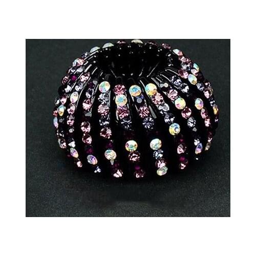 New Fashion Bird Nest Plastic Hair Clip Pin Expanding Tail Hair Claws Bun Donut Holders for Women Girls Hair Accessories