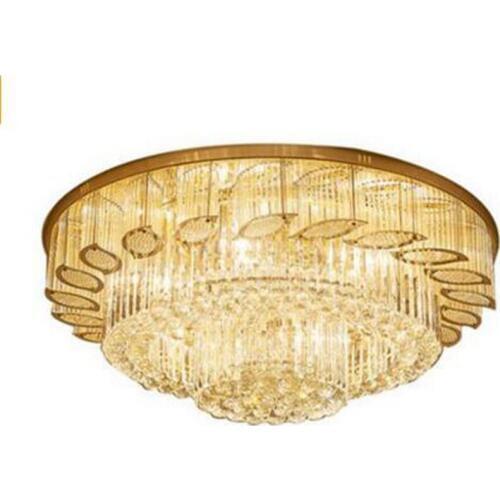 Simple crystal living room round ceiling LED modern European atmosphere bedroom restaurant lighting lamps lighting fixture led