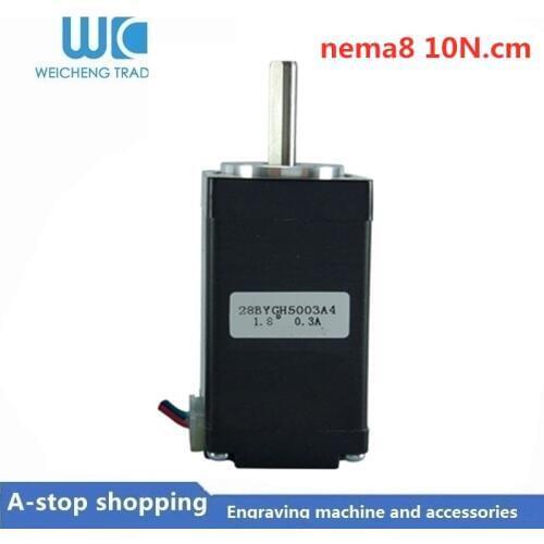 Nema11 Stepper Motor 28BYGH Micro stepping motors 0.6a 10N.cm 0.1NM body length 50mm