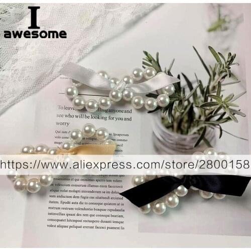 Grace Silk Beaded Bow-knot Bridal Wedding Party Shoes Accessories For Headwear High Heels Flats Slipper Shoe Decorations Flowers