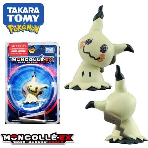 Tomy Pokemon Sun Moon Moncolle Pocket Monster Collection EX EMC-19 Mimikyu #778 HP EHP Model Anime Figures Collect
