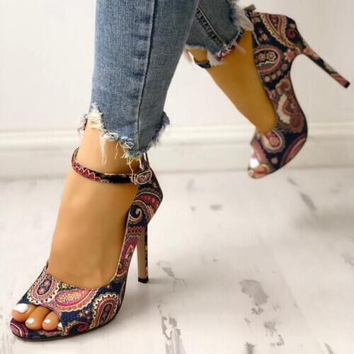 New 2020 shoes woman High Heels Pumps Sandals Fashion Summer Sexy Ladies Increased Stiletto Super Peep Toe shoes