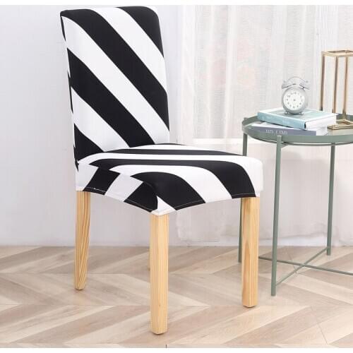 Universal chair cover elastic dining chair cover spandex chair cover living room chair cover simple style decorative chair cover