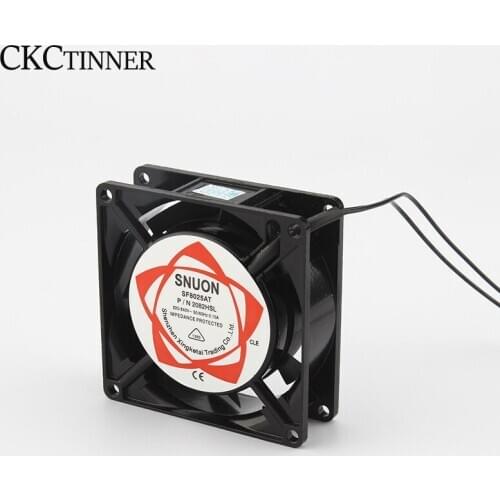 Cooling Fan P/N SF8025AT 2082HSL 220-240V AC Fan Blower SLEEVE Cooling Fan Axial Fan 80*80*25mm Sleeve Bearing