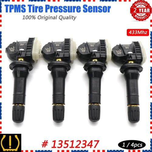 Xuan TPMS Sensors Tire Pressure Sensor Monitoring System 13512347 for Chevrolet Volt 2019 433 MHz