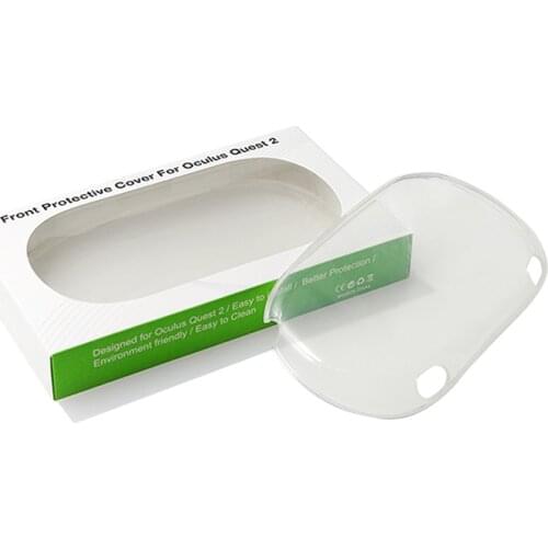 VR Helmet Protective Front Cover for Oculus Quest 2 Silicone Protection Shell for Oculus Quest 2 Headset Accessories