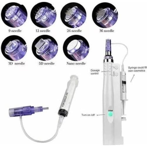 20pcs Skin Care Microneedle for Meso Gun Water Mesotherapy Injector Skin Rejuvenation Vital Acid Anti Wrinkle Hydra Micro Needle
