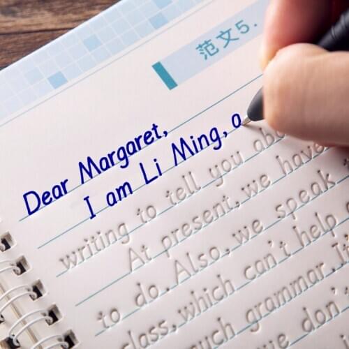 3 Books/Set English Reusable Copybook For Calligraphy Learn Alphabet Children Handwriting Practice Books Baby Libros Toy For Kid