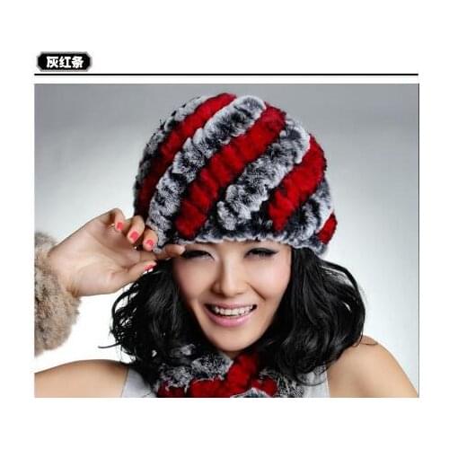 30pcs/lot fedex fast korean style woman winter warm stripe beanies female winter casual knitted cap free size