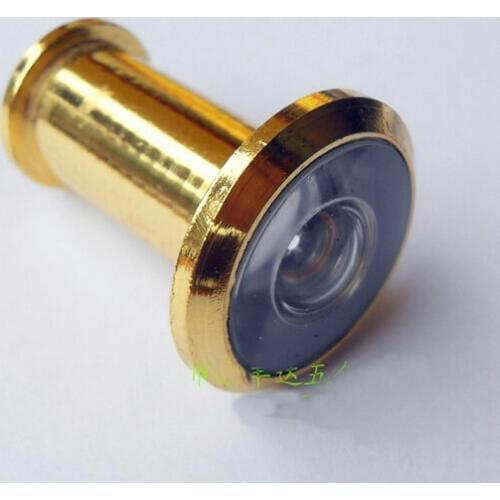 4 Pieces Metal 200 Degree Angle Door Viewer Peephole 32-53mm