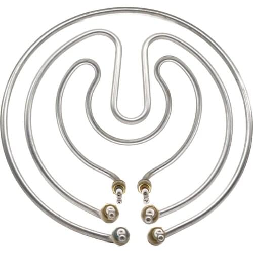 9000W 380V SUS304 One Set of Heating Element for Rice Cooker/Noodle Barrel Ring-shape Water Heat Tube for WJ-B Barrels Pot