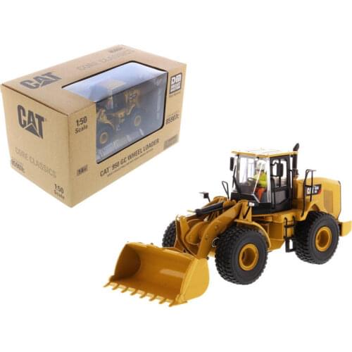 CAT CATERPILLAR 950 GC WHEEL LOADER W/ OPERATOR 1:50 SCALE METAL MODEL BY DIECAST MASTERS 85907C