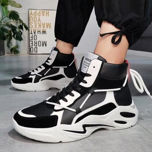 Male Sneakers Shoes Men Sneakers White For Sports Platform Summer Mens Walking Mens Leather Sneaker Man 2020 Winter