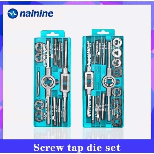 Tap Circular Die Set Hardware Tools Hand Thread Tap Wrench Drift Holder Metric Tooth Opener Screw Thread Repairing Tools