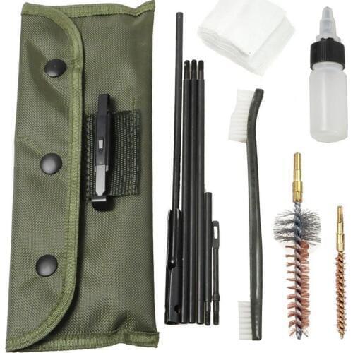 New 10pcs/set for Pistol Cleaning Kit Hand Gun Rod Brush Professional gun cleaning tools Airsoft .22LR, .223, .257