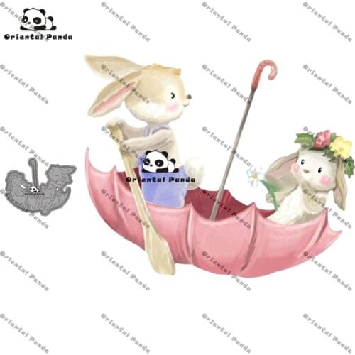 New Dies 2020 Camper Van Metal Rabbit umbrella Dies diy Dies photo album cutting dies Scrapbooking Stencil Die