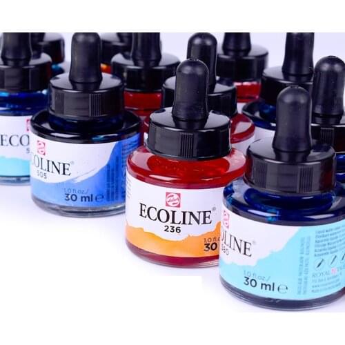 Países baixos terrence ecoline líquido transparente aquarela cor da tinta 30ml watercolour arte suprimentos