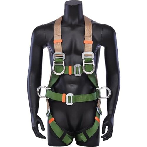 Safety Harness Full Body Personal Fall Arrest Protection Dorsal Ring Side D-Rings Construction Tower Roofing Climbing Suspension