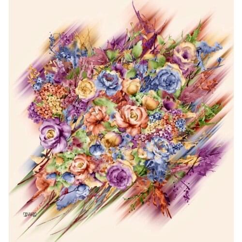 REYYAN SILK TEXTURED OYALIK WRITING-11-RENK-22