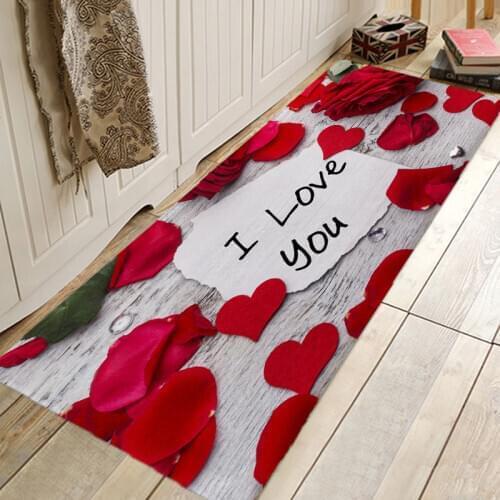 Christmas Rug 3D RUG Hallway Carpets and Rugs for Bedroom Living Room Carpet Kitchen Bathroom Anti-Slip Floor Mats 3D Mat