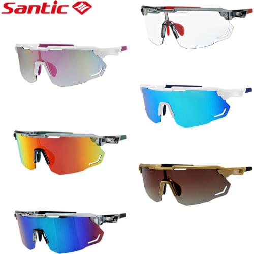 Santic New Cycling Glasses Sports Polarized Glasses Outdoor Sports Sunglasses Unisex Anti-UV
