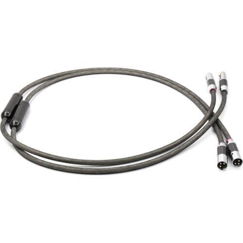 Pair Taralabs THE 0.8 Supreme Reference Interconnect XLR Audio Cable with Carbon Fiber XLR Plug