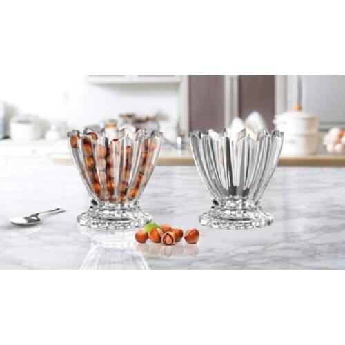 Glass 6 Piece Magnolia Ice Cream Kitchen Accessory