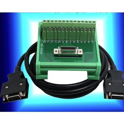 Universal SCSI 26 breakout board CN type terminal block interface with SCSI26 26P cable