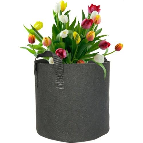 1pc Gallon Black Garden Plant Grow Bag Vegetable Flower Pot Potato Jardin Seedling Grow Bags Pot Eco-Friendly Grow Bags