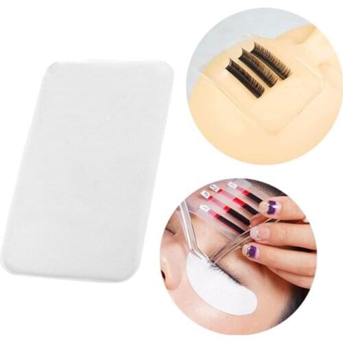 1pcs New Style Eyelash Glue Eyelash Glue Stick Silicone Gasket Eyelash Forehead Stick Independent Adsorption Paste Makeup Tool