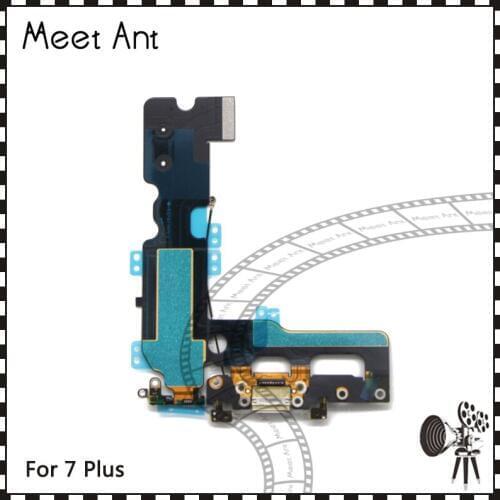 10pcs/lot High Quality For iphone 7 7G and 7 Plus Charging Port Dock Mic Headphone Flex Cable Repair Parts