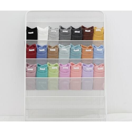 2021 Spring Autumn Slim Long Sleeve Children T-Shirt Kids Casual Top White Plain Basic Shirt Soild Color Roupa Infantil 80-160cm