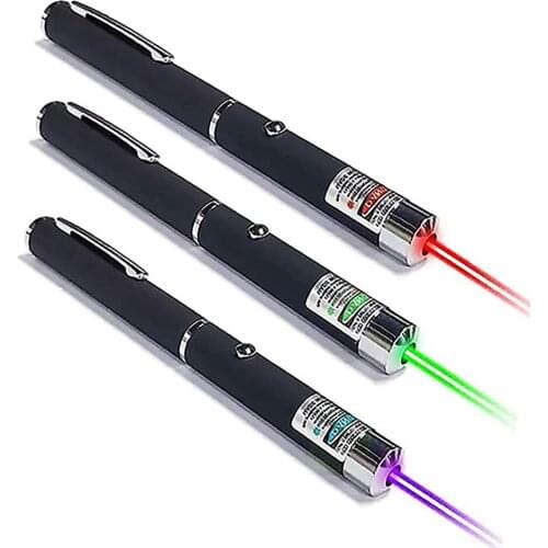 3pcs Cat Stick Pet Toy Red Dot Light Sight Kitten Training Indoor Or Outdoor Interactive Hard Aluminum Funny Pointer