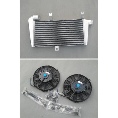 FRONT MOUNT Delta Fin Design Aluminum Intercooler for Nissan Skyline R32/R33/R34 & Stagea WC34 FMIC+FANS