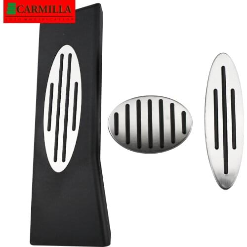 Carmilla Car Pedals for MINI Cooper One Hatch Hardtop Countryman JCW R56 R60 R61 F54 F55 F56 Gas Fuel Clutch Brake Pedal Pads
