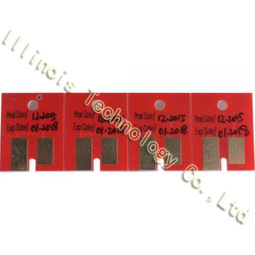 Chip Permanent for Mimaki LF140-0728 UV Cartridge 4 Colors CMYK printer parts