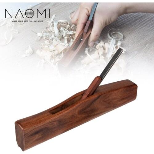 NAOMI Rosewood Hand Plane Carpenter Furniture Grooving DIY Wood Plane Hong Kong-Style Shungee Rosewood Bull-nose Radius Plane 1