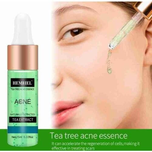 15g Effective Tea Tree Acne Essence Fade Acne Spots Shrinks Pore Repair Whitening Moisturizing Essence Face Serum Skin Care