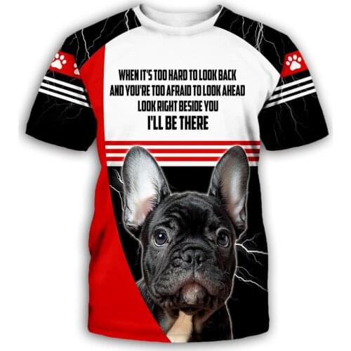 French Bulldog 3D All Over Printed t shirts women men Summer Funny Dog Tees Short Sleeve T-shirts Cosplay Costumes 01