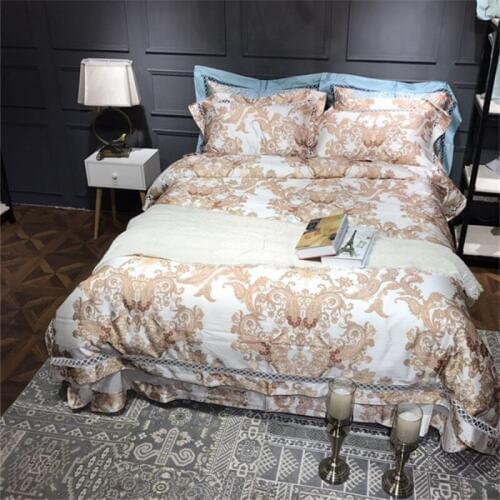 Cotton Boho style bedding sets pure white queen king size wedding home textiles bed sheets pillow case quilt cover