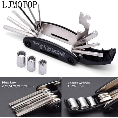 Hot MultiFunction Bike Motorcycle Mechanic Repair Tools Screwdriver Kits For Honda nc 700s 700 x Hornet CB599 CB600 250 CR80R