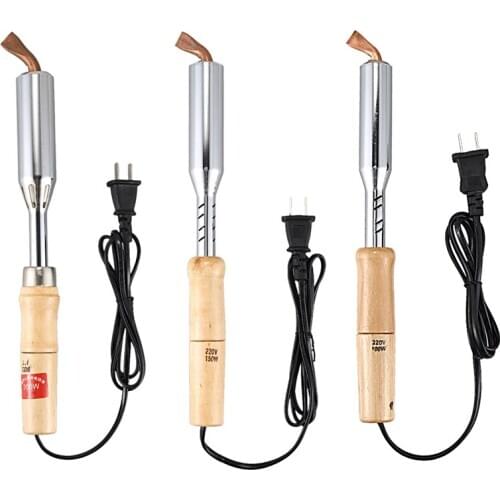 Best insulated wooden handle electric iron high power soldering iron Household electrician welding electric iron iron soldering