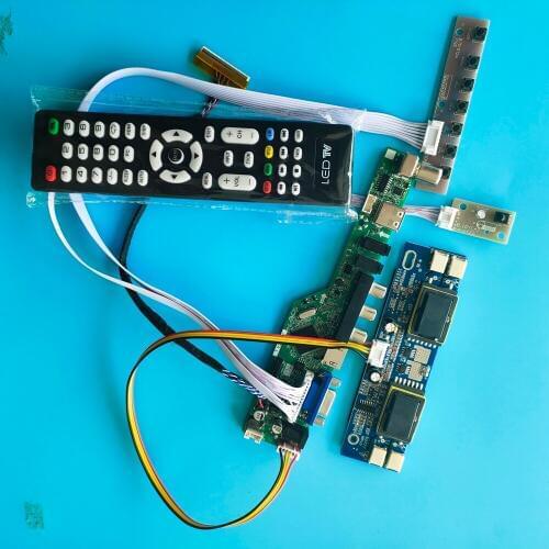 For M190EG02 V4(B) kit Module 1280X1024 19" 4 lamps 30pin VGA AV Digital Signal TV USB New LCD HDMI Controller Driver Board