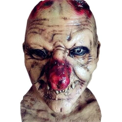 New Goblins Big Nose Horror Latex Mask Creepy Costume Party Cosplay Props Scary Clown Mask For Halloween