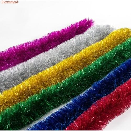 New Wedding Decor Party Supplies 2.3m Long Bold Thicked Stripes Christmas Garland Home Party Decor Christmas Tree Ornament