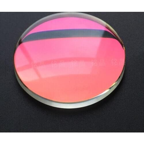 Single Dome Convex 32.7*4.3*2.8mm MDV-106 Blue/Red AR Coating Mineral Glass Replacement