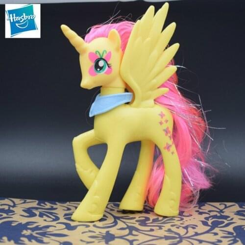16 Style 14cm Original Hasbro My Little Pony Doll Toy Rainbow Horse Girl Toy Doll Decoration Birthday Gift Anime Figures
