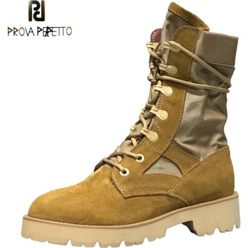 Autumn and Winter New Leather Martin Boots Retro Round Toe Thick Bottom Increased Color Matching Strap Short Tube Tooling Boots