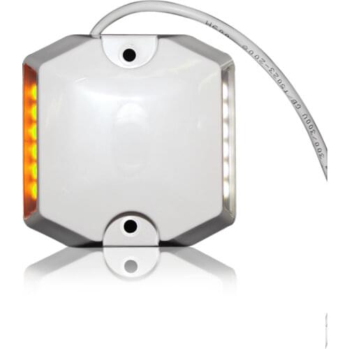 24V Wired Raised Pavement Maker Tunnel Coastal Safety Road Stud Yellow White Light