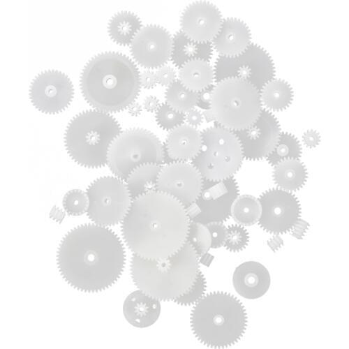 Cheapest 49 Style DIY Plastic Drive Toy Gears Set for RC Car Motor